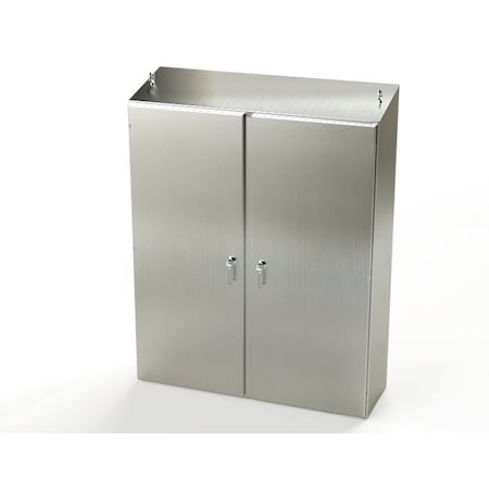 Saginaw Control & Engineering 3 Point Latch with Padlock Handle Electrical Enclosures, 72 in H, 18 in D, 60 in W SCE-72EL6018SSST